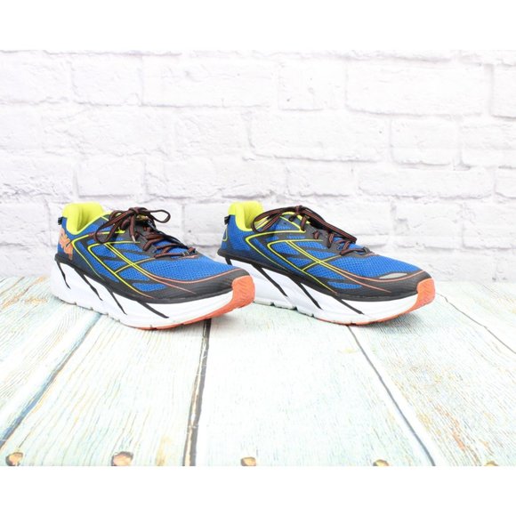 Hoka One One M Clifton 3 Blue Mesh Breathable Running Sneakers Shoes 11.5 - Picture 3 of 9